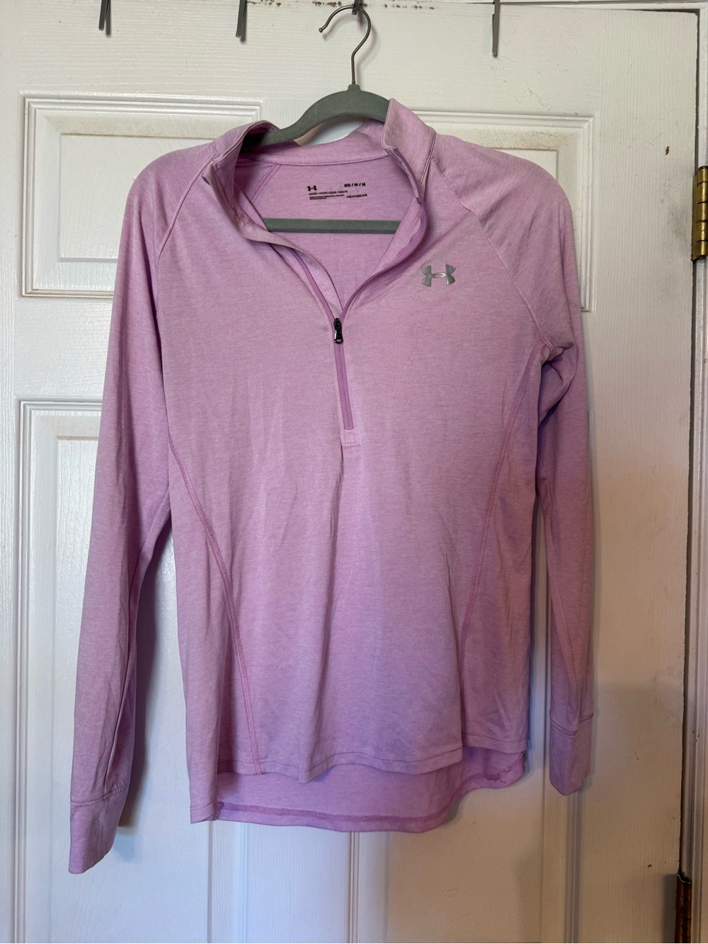 Under Armour Women's Purple/Pink Quarter-Zip Performance Pullover